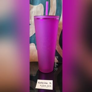 Venti Purple Soft Touch Starbucks Cup